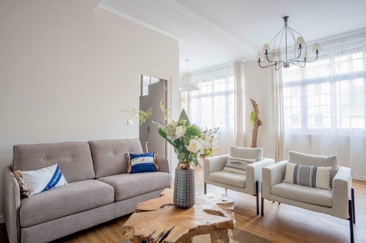 Elegant Appartement En Plein Coeur De Cabourg - Les Locations De Proust Buitenkant foto